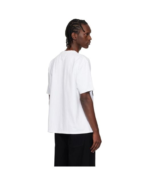Rhude Black Oversized Chateau Crest T-Shirt for men
