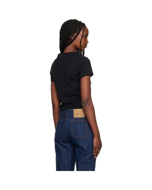 Maison Kitsuné Black Paris' Baby T-Shirt