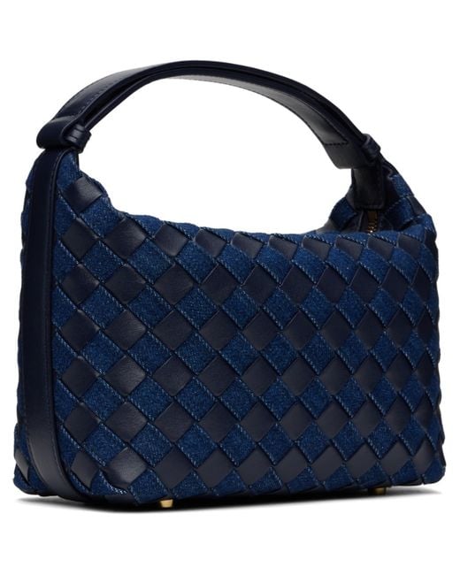 Bottega Veneta Blue Mini Wallace Bag
