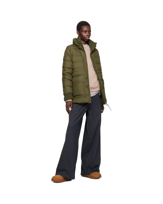 Moncler Green Baux Short Down Jacket