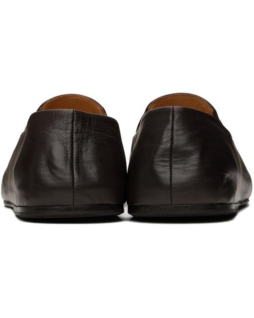 Chaussures à enfiler razza brunes Marsèll pour homme en coloris Black