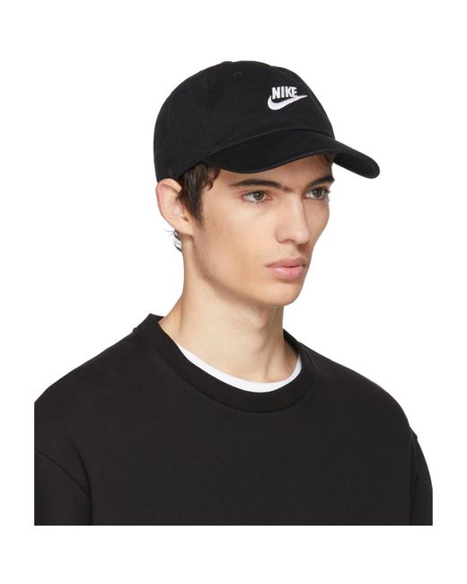 Nike Black Nsw H86 Futura Washed Cap for Men | Lyst
