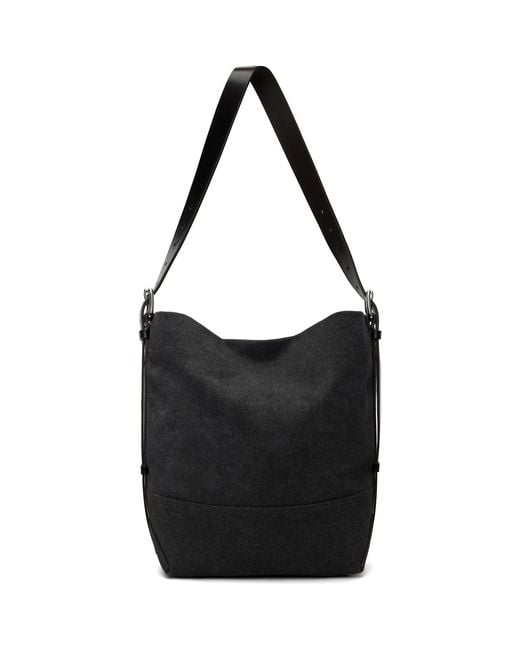 Lemaire Black Small Belted Tote