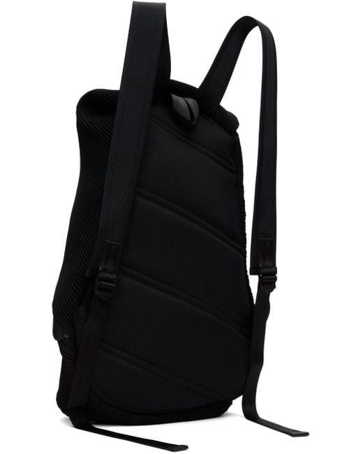 Pleats Please Issey Miyake Bias Pleats Backpack in Black Lyst UK