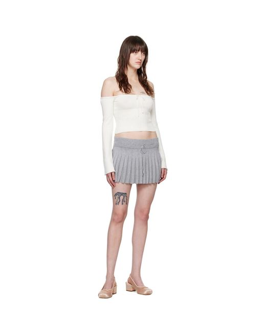 GUIZIO Black Cielo Miniskirt