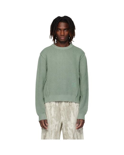 RCOS Green Sequoia Knit Sweater for men