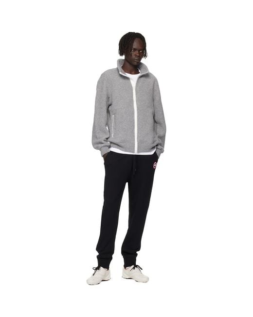 Canada Goose Black Terry Sweatpants for men