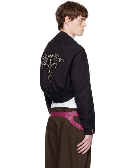 Kiko Kostadinov Ricsi Bolero Cardigan in Green for Men | Lyst