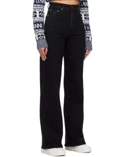 Ganni Black Andi Jeans