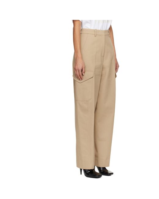 Pantalon Utilitaire À Coupe Cocon Givenchy en coloris Natural