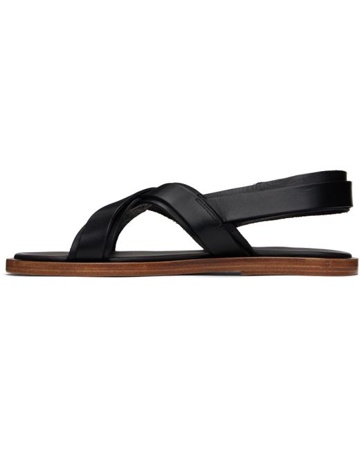 メンズ A.P.C. ブラック Lou サンダル Black