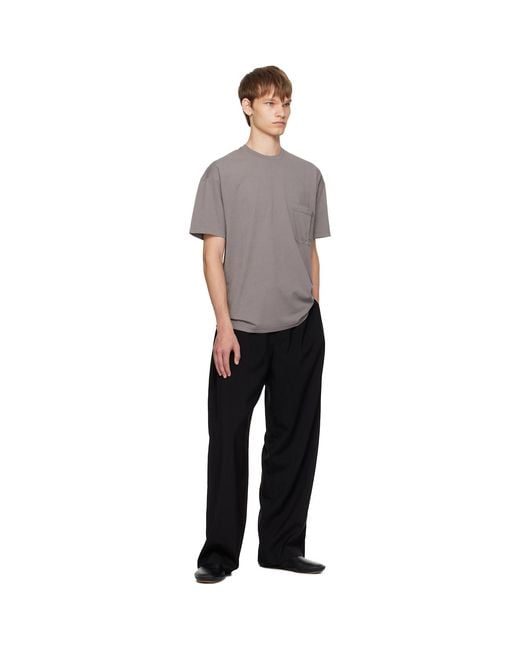The Row Gray Taupe Niels T-Shirt for men