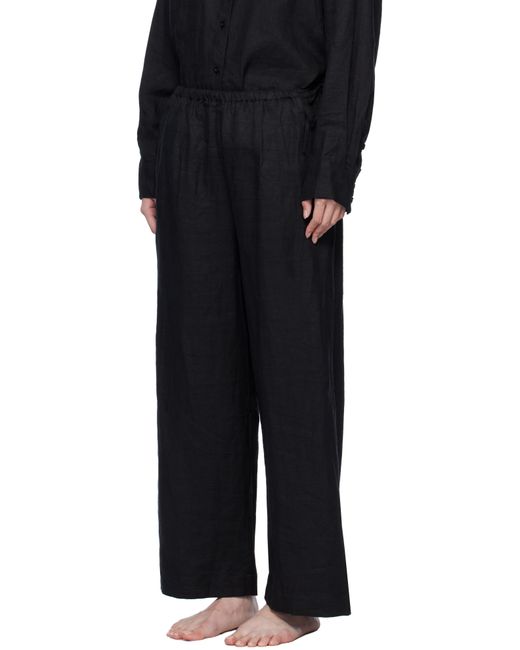 Pyjama Noir À Attaches À Nouer Deiji Studios en coloris Black