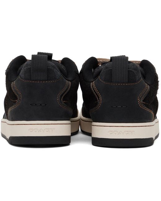 COACH Black C203 Denim Sneaker Lace-Up Boots 7 D for men