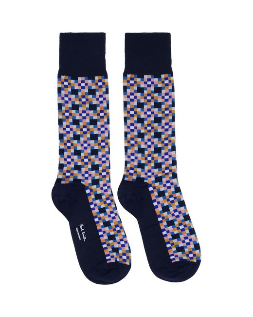 Paul Smith Blue Three-Pack Seasonal Socks for men