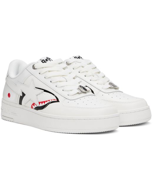 A Bathing Ape Black Sta Shark Sneakers for men
