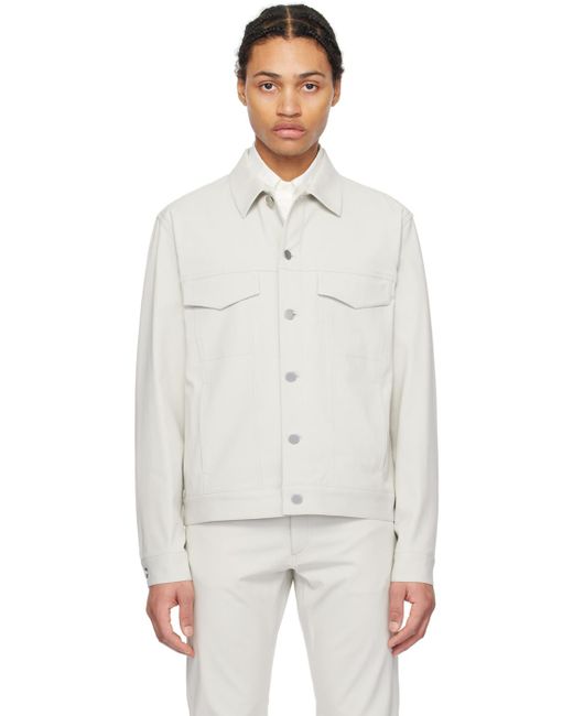 Theory Off-white River Jacket for men