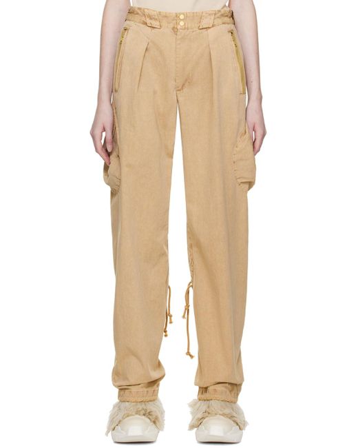 Hyein Seo Natural Pleated Trousers