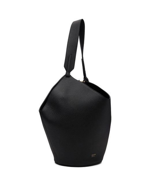 Khaite Black Small Lotus Tote