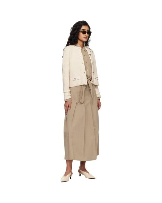 Weekend by Maxmara Natural Orme Midi Skirt