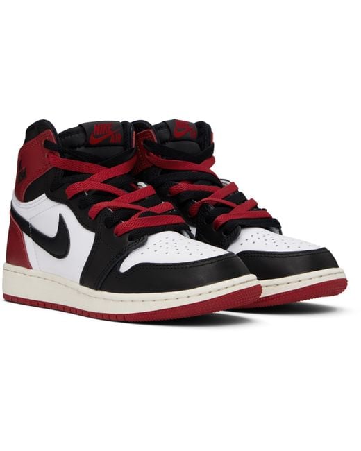Nike ジュニア｜レッド＆ブラック Air Jordan 1 High Og スニーカー Black
