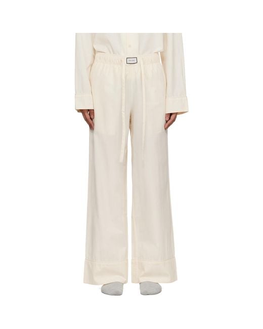 Entire studios Natural Off- Pajama Lounge Pants