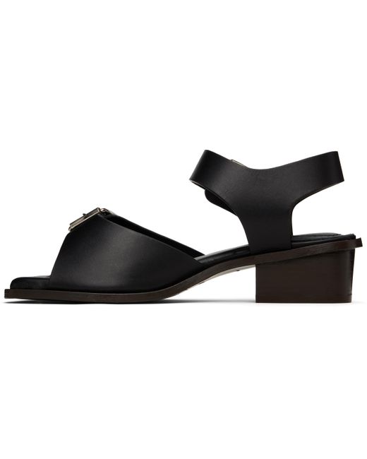 Lemaire ブラック Square 35 ヒールサンダル ブラック | Lyst