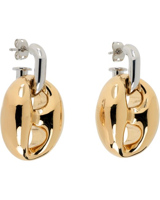 Rabanne Black Eight Chunky Earrings