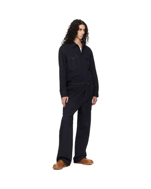 Studio Nicholson Black Sonny Trousers for men