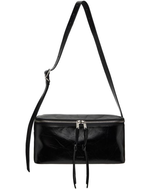 Jil Sander Black Camera Medium Bag for men
