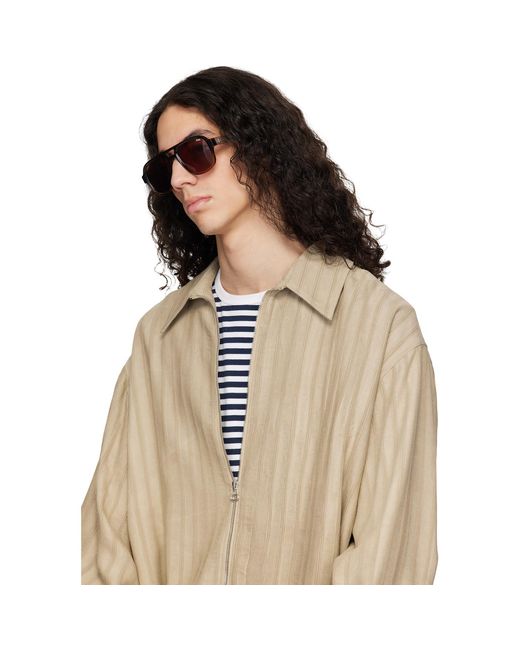 A.P.C. Black 'Les Navigator' Sunglasses for men