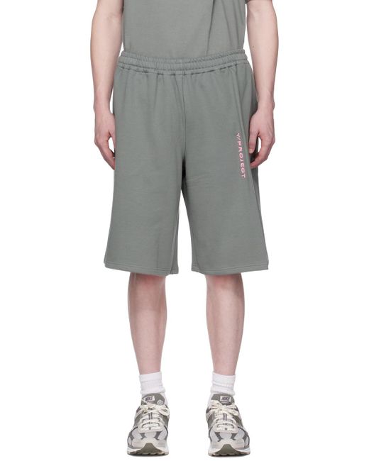 Y. Project Black Pinched Shorts for men