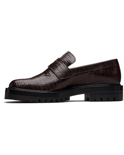Maison Margiela Black Tabi County Loafers for men