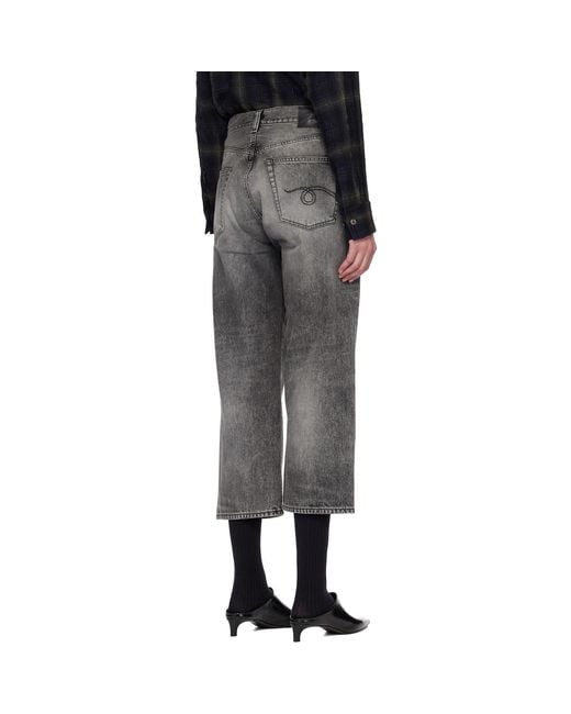 R13 Black X-Boyfriend Jeans