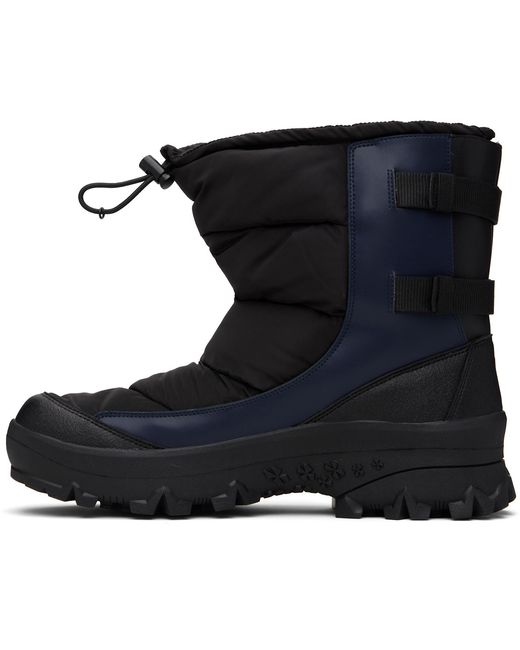 untitlab Black Un Sakura Boots for men