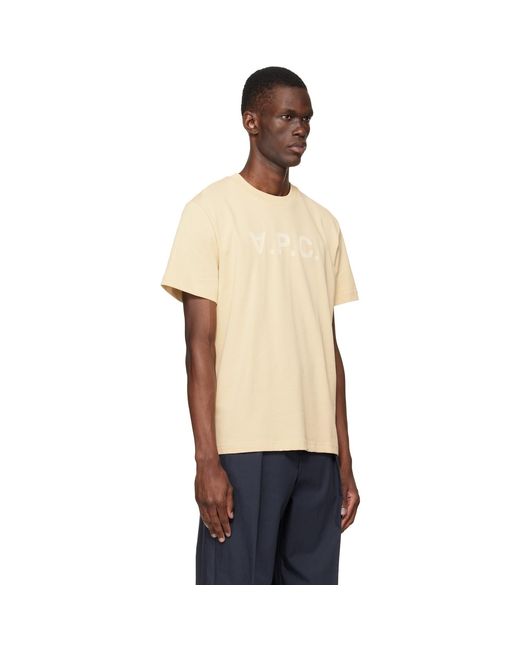 A.P.C. Blue Standard Grand 'Vpc' T-Shirt for men