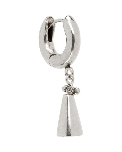 Isabel Marant Metallic Drop Single Earring for men