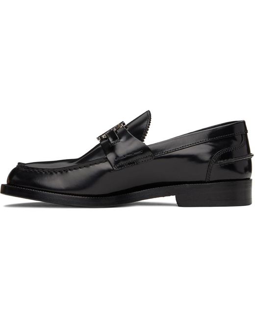 Burberry Black Motif Loafers for men
