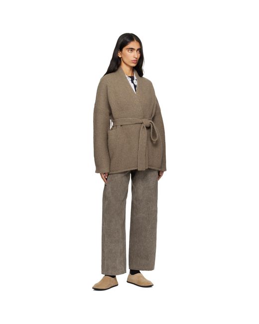 Lauren Manoogian Brown Coto Cardigan