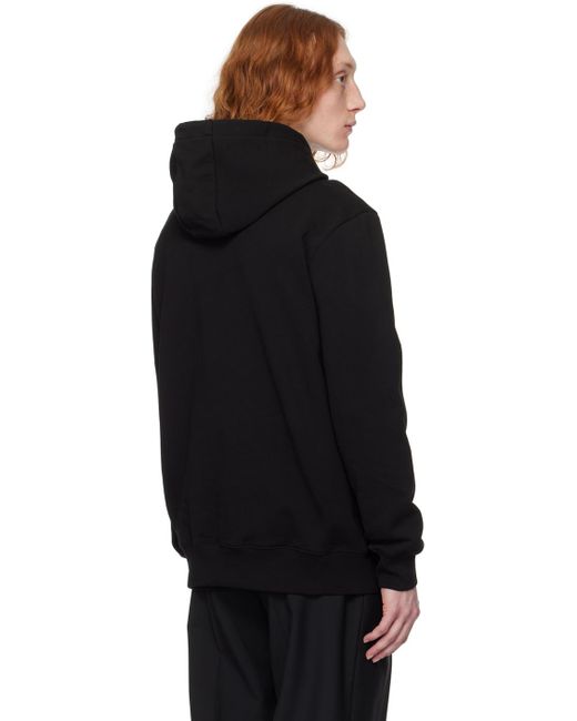 Paul Smith Black Embroidered Hoodie for men