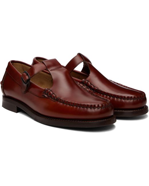 Hereu Brown Alber Loafers for men