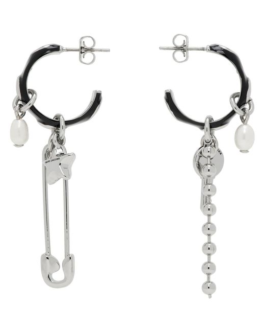 Marc Jacobs White 'The Punk Beauty Charm' Earrings