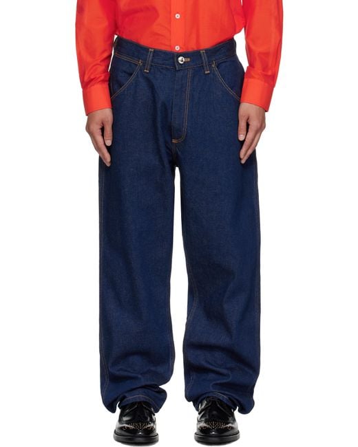 Vivienne Westwood Blue Baggy Jeans for men