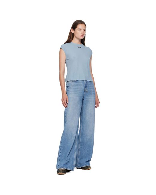 Ksubi Blue Baggy Strider Horizon Jeans