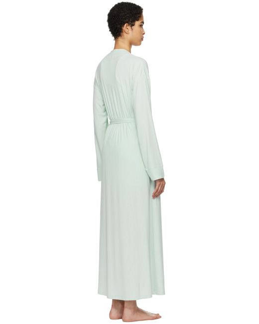 Peignoir Long Bleu Skims en coloris Black