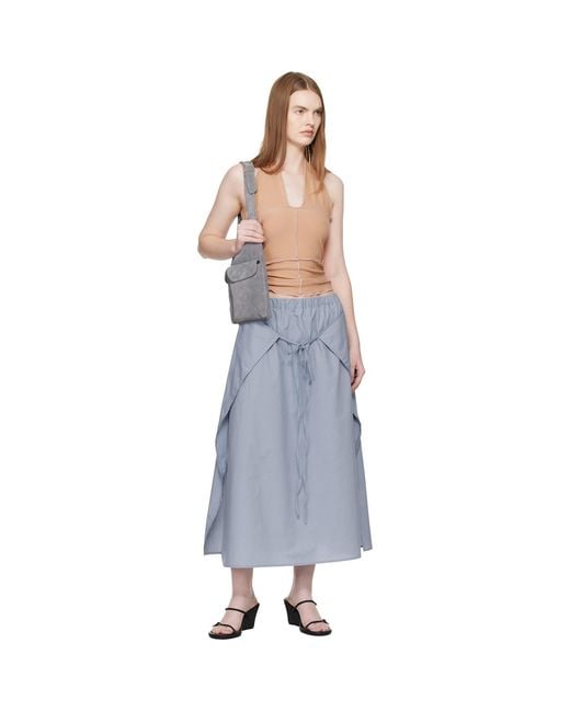 Baserange Black Decti Maxi Skirt