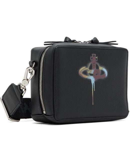 Vivienne Westwood Black Melih Camera Bag for men