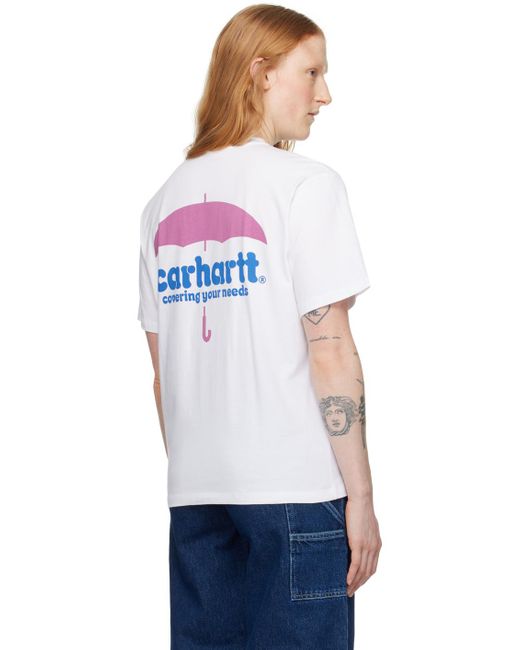 T-shirt covers blanc Carhartt en coloris White