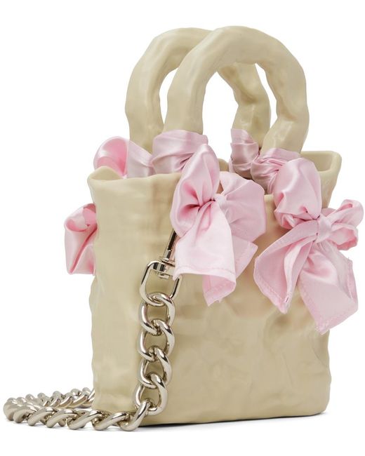 OTTOLINGER Pink Ssense Exclusive Off- Signature Ceramic Bag for men