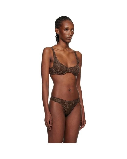 Fruity Booty Black Leopard Shania Bra